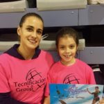 María Gómez en la Tecnificación con Debora Sbei